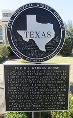 Warren-Crowell House Marker (Terrell, Texas)