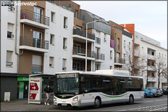 Iveco Bus Urbanway 12 CNG – Semitan (Société d'Économie MIxte des Transports en commun de l'Agglomération Nantaise) / TAN (Transports de l'Agglomération Nantaise) n°001