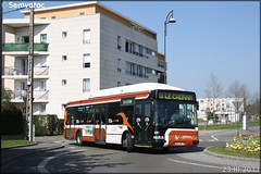 Irisbus Agora S GNV – Setram (Société d-Économie Mixte des TRansports en commun de l-Agglomération Mancelle) n°681 - Photo of Souillé