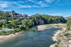 View from Balazuc bridge - Photo of Chassiers