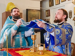 07.04.2022 | Божественная литургия в пос. Шимск