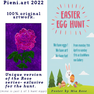 KnoWhere Hunt 2022 April with Pieni Art original Rose