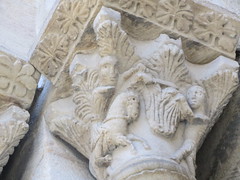 Capitèl de la Pòrta de la Glèisa de Sant Martin - Limós - Photo of Antugnac