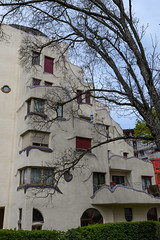 Building in Les Grottes quarter, Geneva, Switzerland.