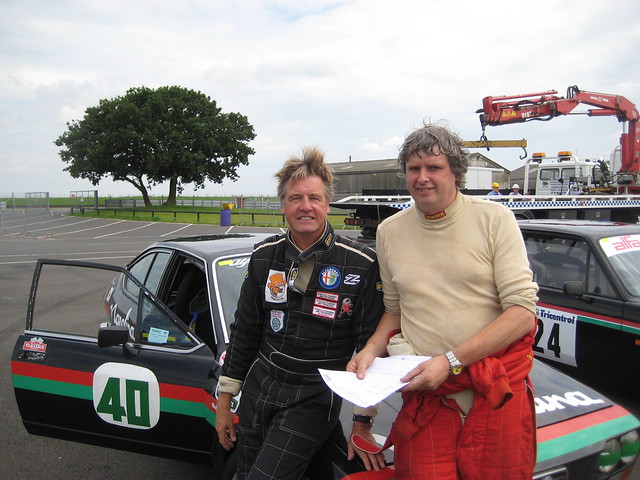 Stephen Chase and Richard Drake ran in the pre 91 race at Snetterton