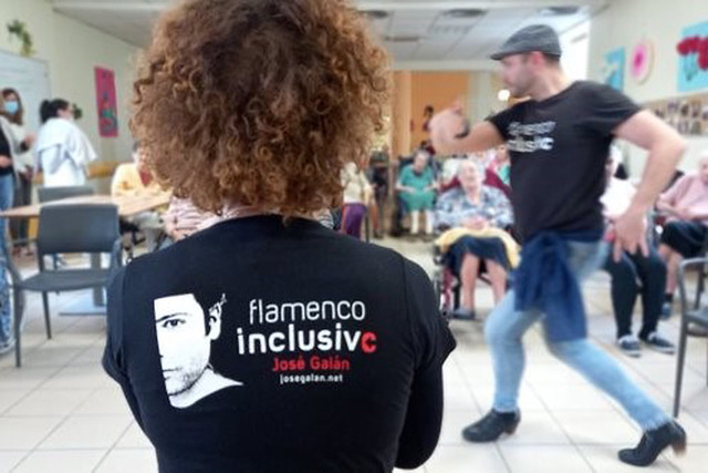 « Flamenco inclusivo » à l'Ehpad Lesbazeilles