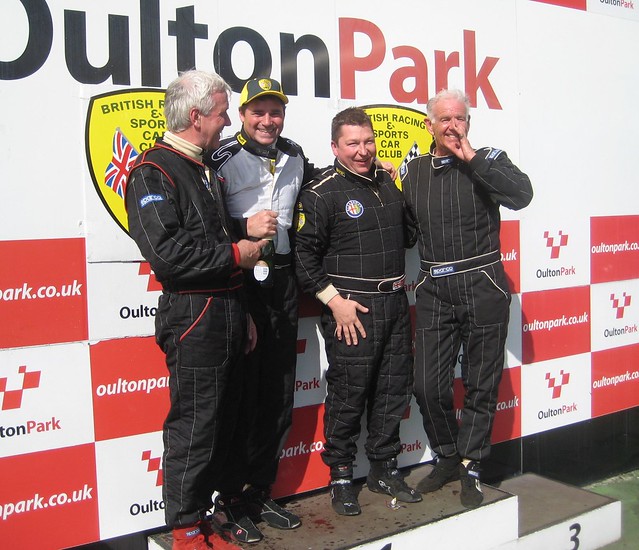 Happy Oulton Park podium