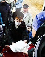 Пасхальный обед для малоимущих в Новоселицах