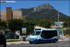 Vehixel M City (Renault Master) – Régie Mixte des Transports Toulonnais / Réseau Mistral n°574 - Photo of Solliès-Toucas