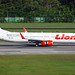Lion Air | Boeing 737-900ER | PK-LHV | Singapore Changi