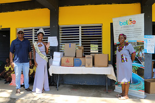 Miss Earth Donates to St. Joseph R.C. Primary School, Barranco