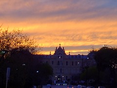 Sunset at St. Mary's University.