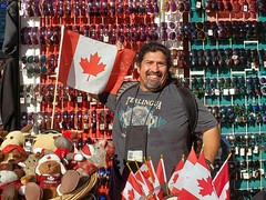 Canadian flags in Toronto