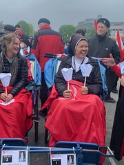 I’ve made friends with several nuns here. They are full of life and hilarious. This is Sister Mary Perpetua, who had a heart attack 6 months ago. - Photo of Lourdes