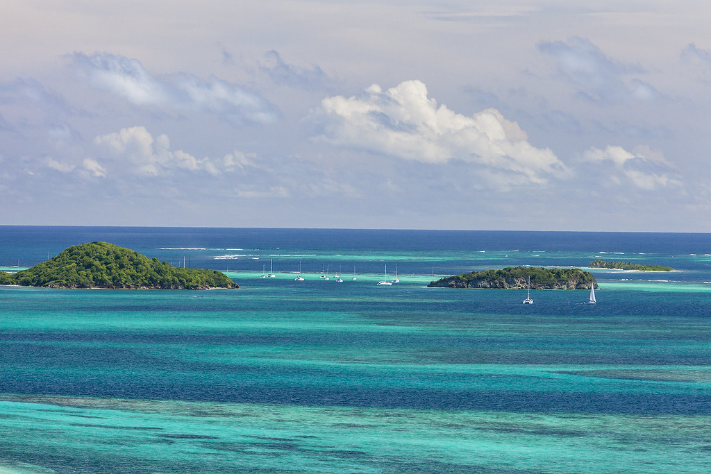 Tobago Cays près de l'île de Mayreau