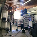 Filming in the Library