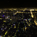 Night view of Bangkok city lights from the Baiyoke Tower, Bangkok, Thailand. 517a