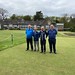 Chairmans Visit to Northumberland GC Kevin Laverty Captain Tynemouth) Marcus Chisholm (NDGL Chairman) George Armstrong (Captain Northumberland) Ian Jeffery (Vice Captain Tynemouth)