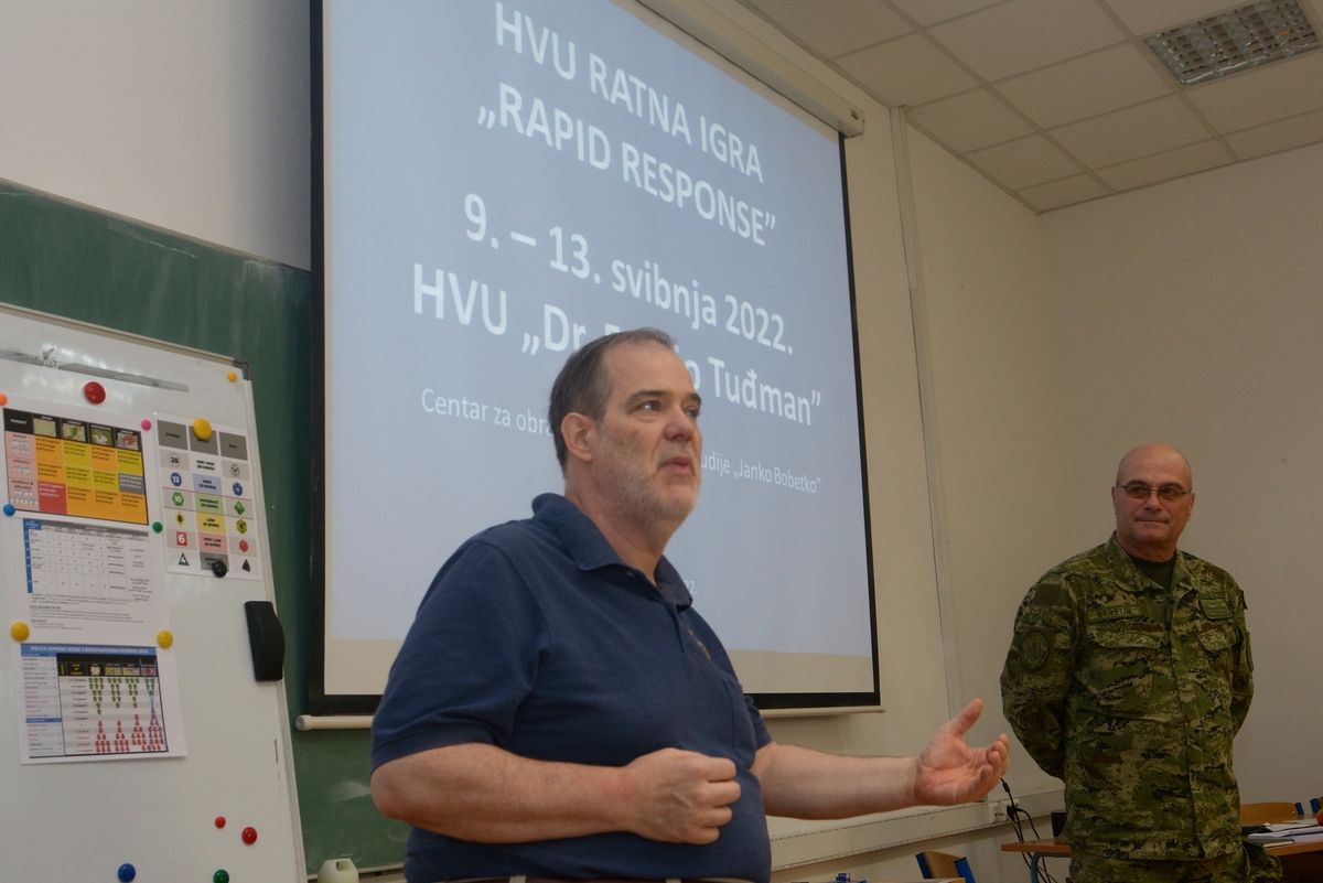 Na HVU-u održana edukativna ratna igra 'Rapid Response'