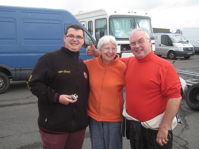 Diana Lindsay get the thumbs up from Tom and Keith Waite