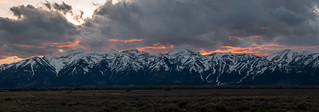 Teton Sunset Panorama