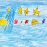 038 - I pianeti e le stelle di Leonardo 8 anni