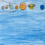 058 - Il Sistema Solare di Chiara Maria 7 anni