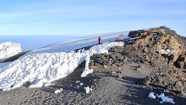 "Top of Africa", die letzten Meter auf dem Kilimanjaro zum Uhuru Peak, 5895 m.