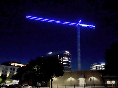 Tower Crane at Night