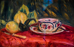 Pierre Auguste Renoir - Lemons and Tea Cup Cagnes, 1912 at McNay Art Museum San Antonio TX