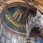 Mosaico nella Basilica di Santa Cecilia in Trastevere - https://www.flickr.com/people/188257341@N04/