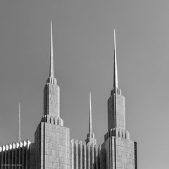 Mormon Temple Spires