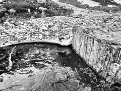 B&W Rock and Water