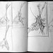2012.02-2017.03[24] Shanghai Sanlintang Studio Three sketchbooks of canvas sketches 上海三林塘工作室 布画草稿速写簿三本-271