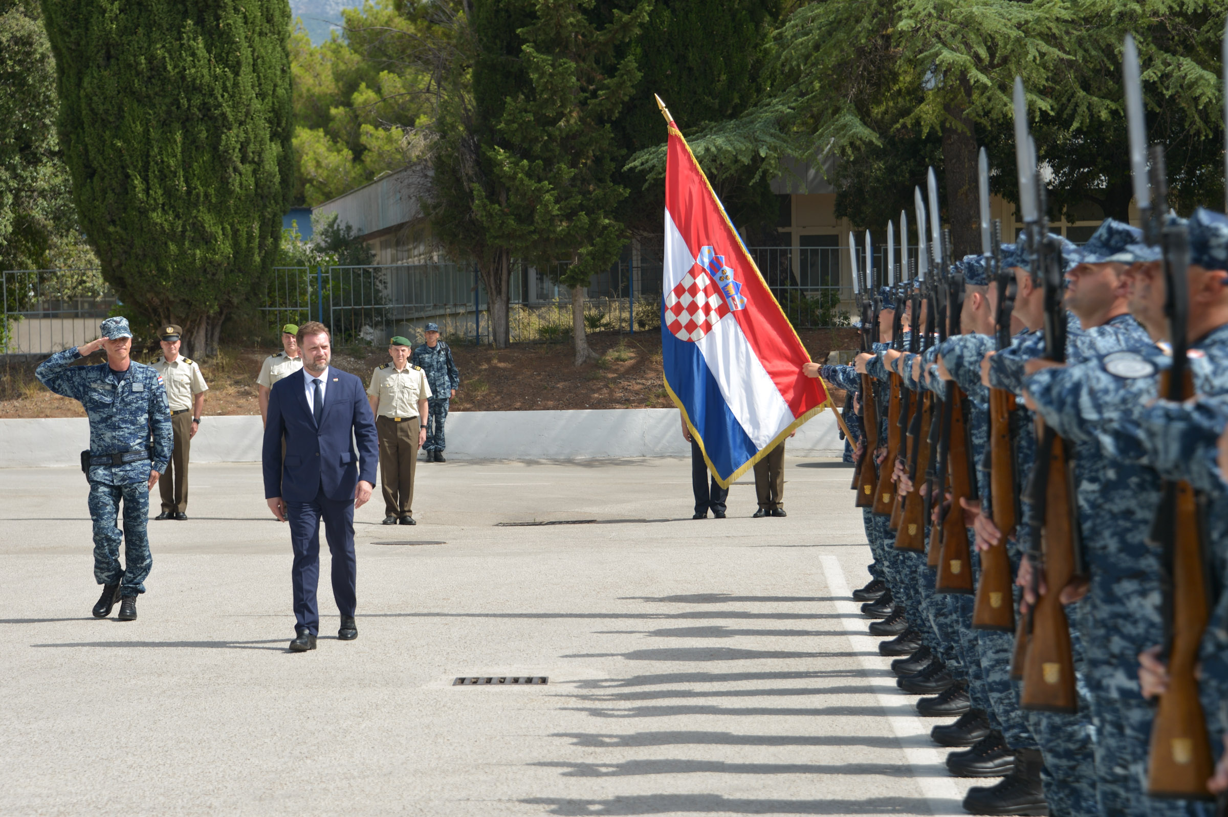 Ministar Banožić u radnom posjetu Hrvatskoj ratnoj mornarici
