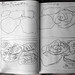 2012.02-2017.03[24] Shanghai Sanlintang Studio Three sketchbooks of canvas sketches 上海三林塘工作室 布画草稿速写簿三本-301