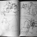 2012.02-2017.03[24] Shanghai Sanlintang Studio Three sketchbooks of canvas sketches 上海三林塘工作室 布画草稿速写簿三本-300
