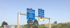 Exits for A3 and A104 taken from A1 in France - Photo of Mareil-en-France
