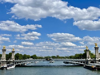 Clouds over Alexandre III bridge ! 👌😉 (Explore)