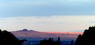 Dawnlight on the volcano