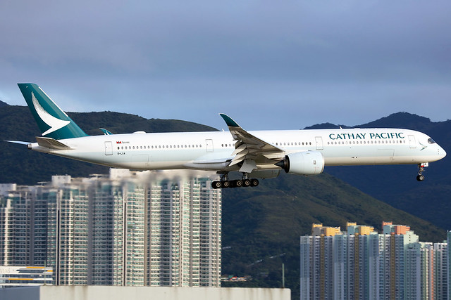 Cathay Pacific | Airbus A350-1000 | B-LXA | Hong Kong International