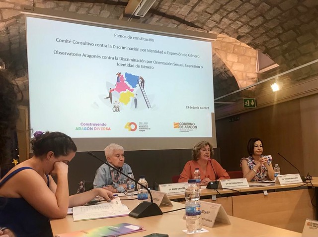 Constitución del Observatorio Aragonés contra la discriminación por orientación sexual, expresión o identidad de género