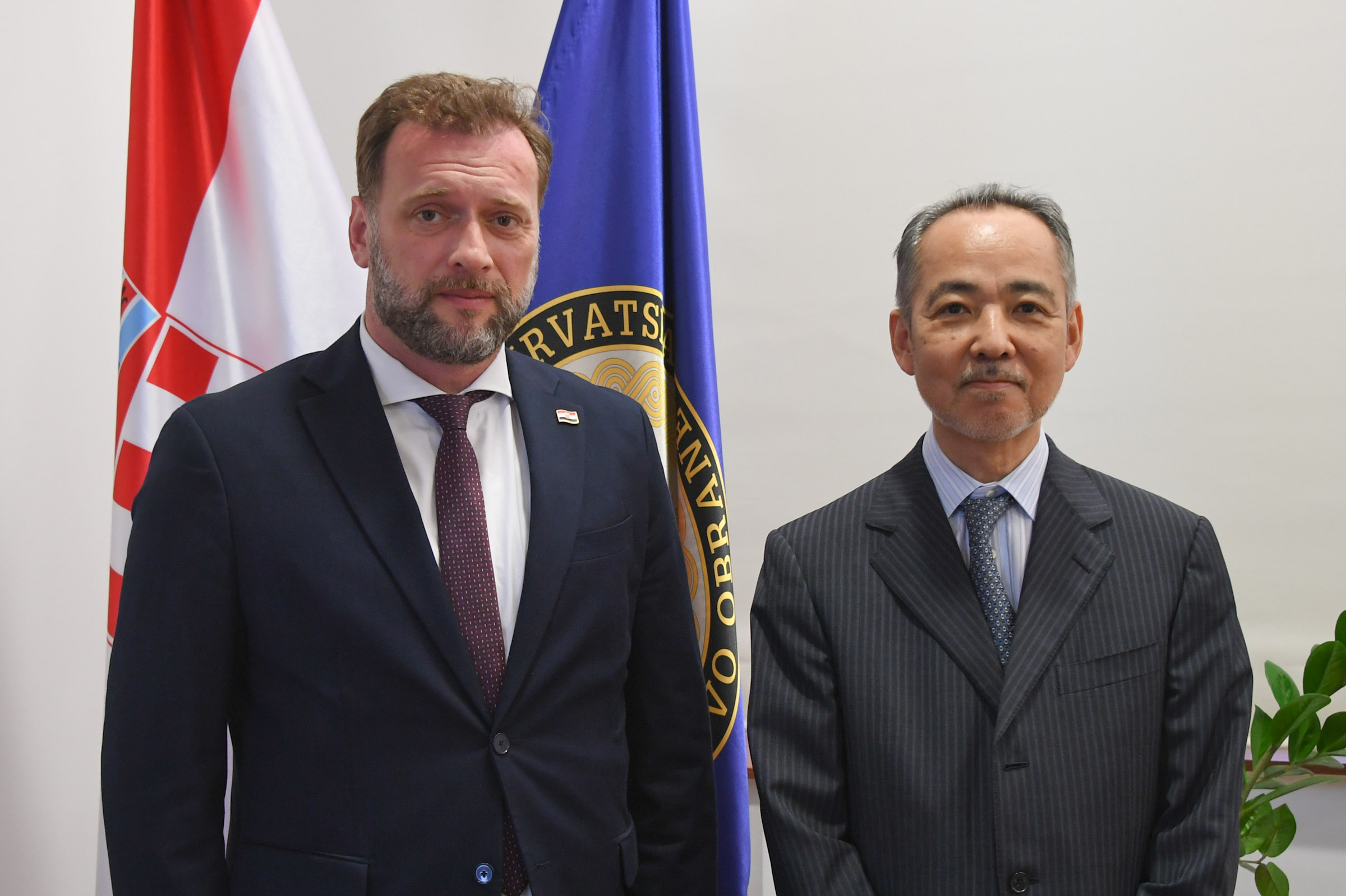 Ministar Banožić s veleposlanikom Japana Masatom