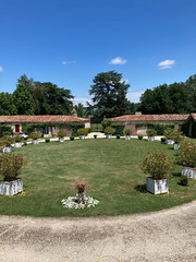 Adele's Childhood Home Front Garden: Chateau de Trenquelleon, Feugarolles