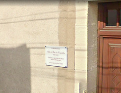 Marianist Sisters Community Entrance Sign: Rue des Augustins, Agen
