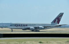 Qatar Airways A380-861, A7-APH, MSN 197 (05/2017), as QR 40 Paris (CDG) - Doha (DOH), Flight Time: 5:53 - Photo of Vinantes