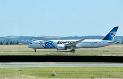 Egyptair B787-966, SU-GET, MSN 869 (06/2019), as MS 800 Paris (CDG) - Cairo (CAI), Flight Time: 3:58 - Photo of Vinantes