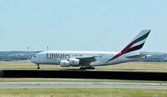 Emirates A380-861, A6-EEV, MSN 150 (12/2013), as EK 74 Paris (CDG) - Dubai (DXB), Flight Time: 6:05 - Photo of Vinantes