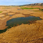 Fotos a vista de dron de las Lagunas de La Guardia (Toledo) 10-4-2022