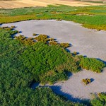 Fotos a vista de dron de las Lagunas de La Guardia (Toledo) 10-7-2022